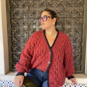 Cárdigan Punto Trenzado