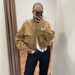 Chaqueta Antelina Cargo