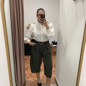 Pantalón Barrel cinturon