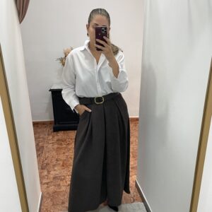 Falda Pantalón Cinturon